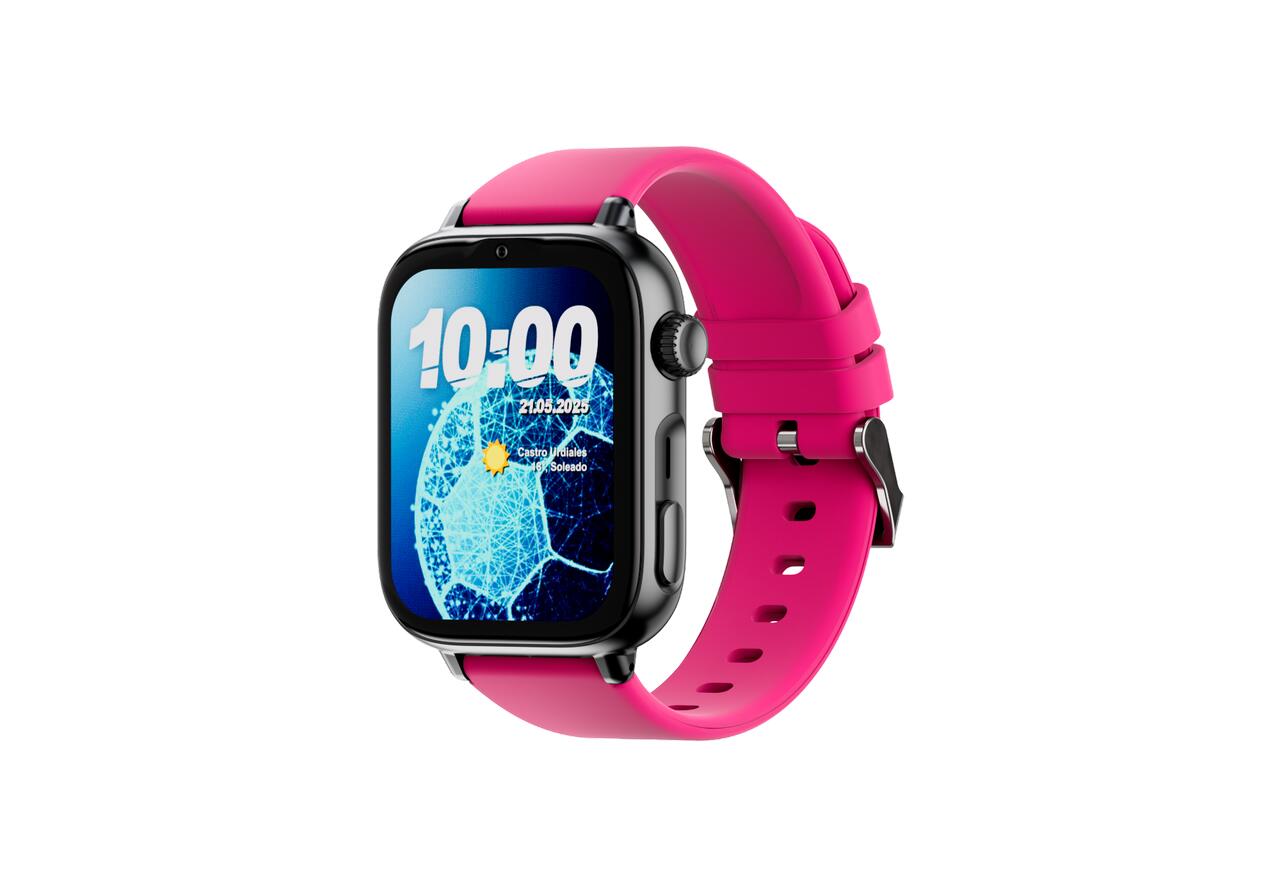 Étui noir pour SaveWatch Plus 2, bracelet en silicone. 1/6