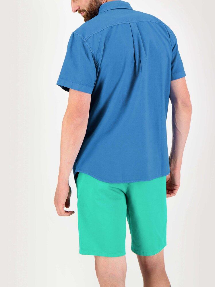 Chemise manches courtes Homme - BRODYCHA Bleu 5/5