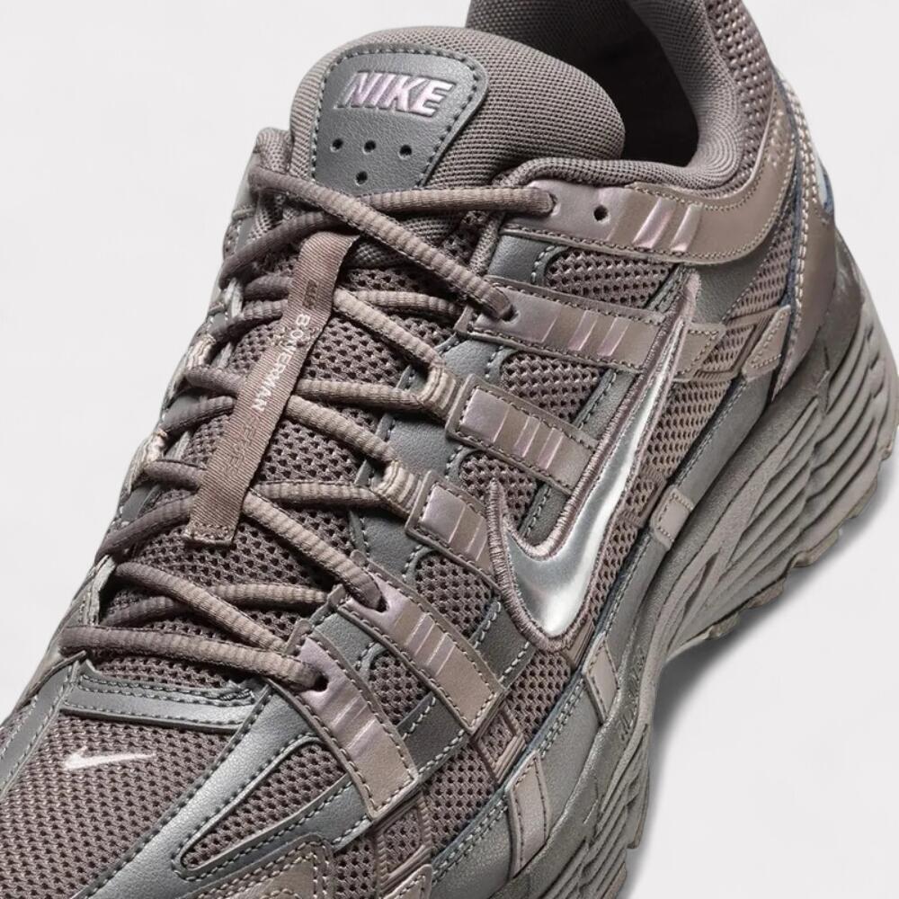 Nike P-6000 Cave Stone Medium Ash Flat Pewter Metallic Silver 5/7