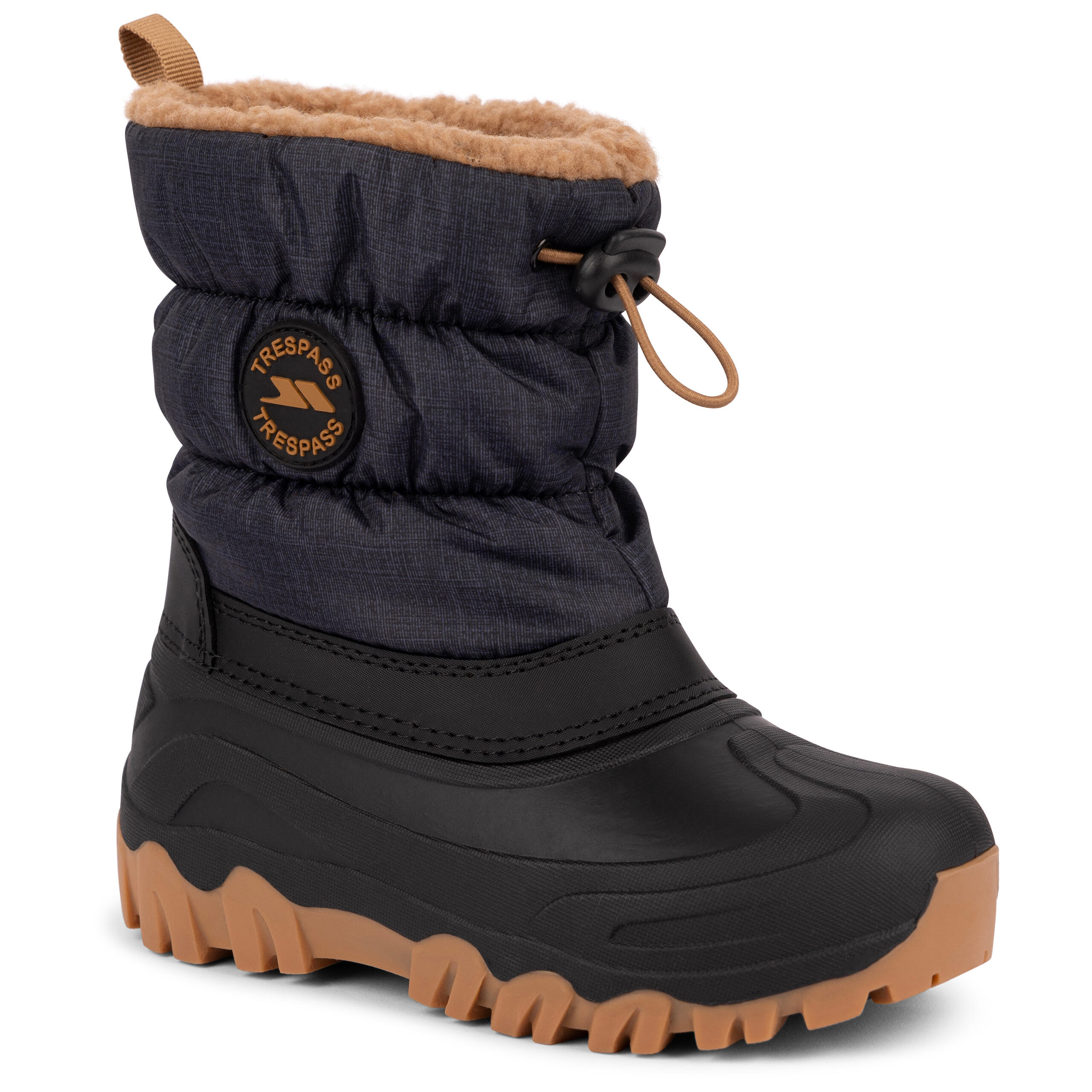 Kids Waterproof Outsole Slip on Style Traction Sole Snow Boots - Luca 3/5