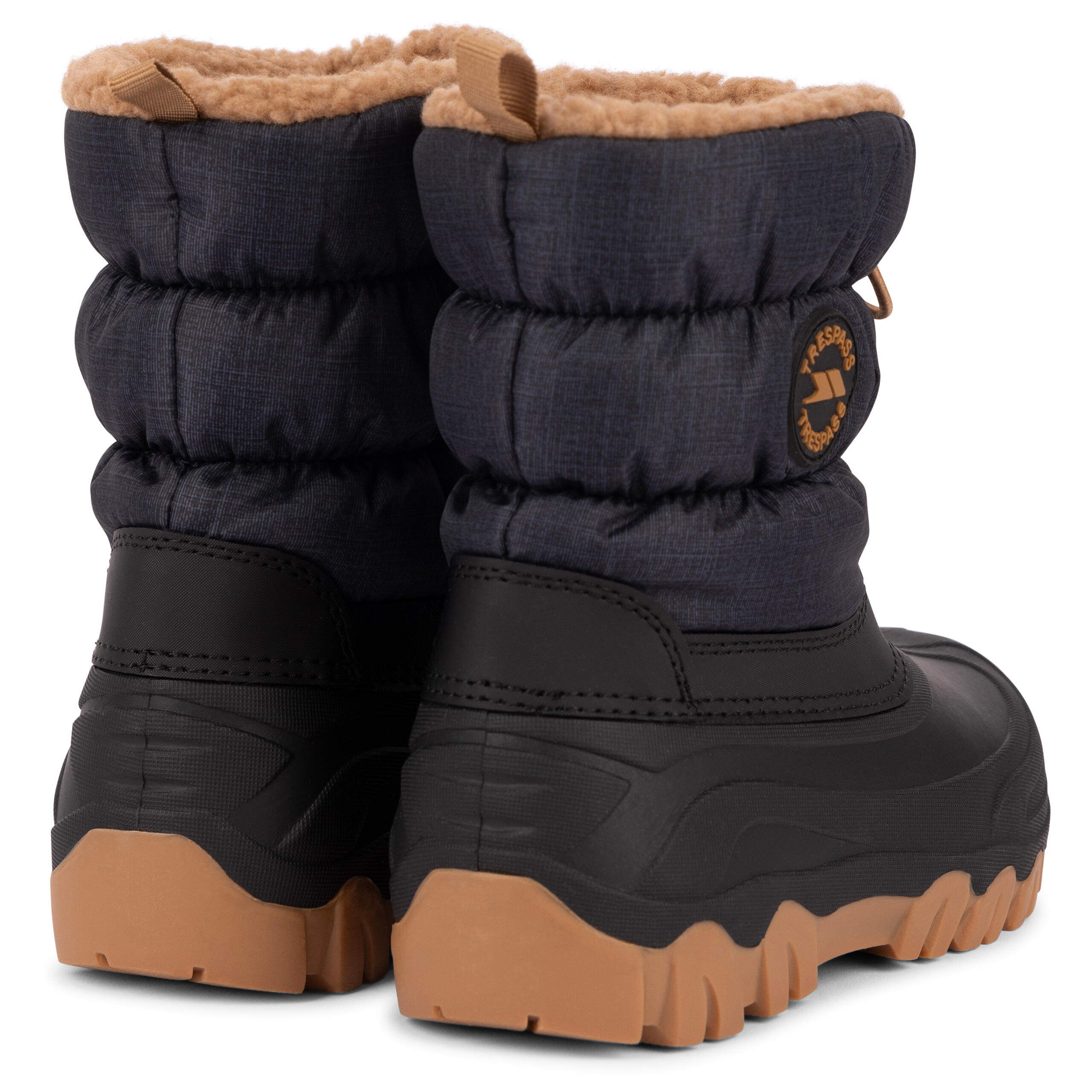 Kids Waterproof Outsole Slip on Style Traction Sole Snow Boots - Luca 2/5