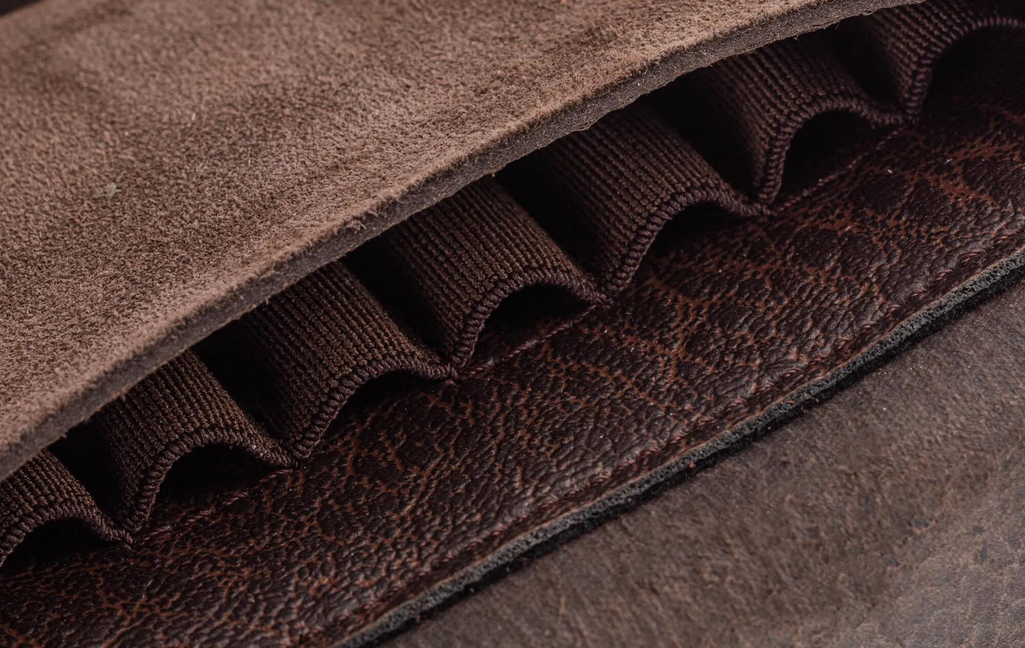 Pochette Country Pour 10 Balles De Chasse En Croute De Cuir 5/5