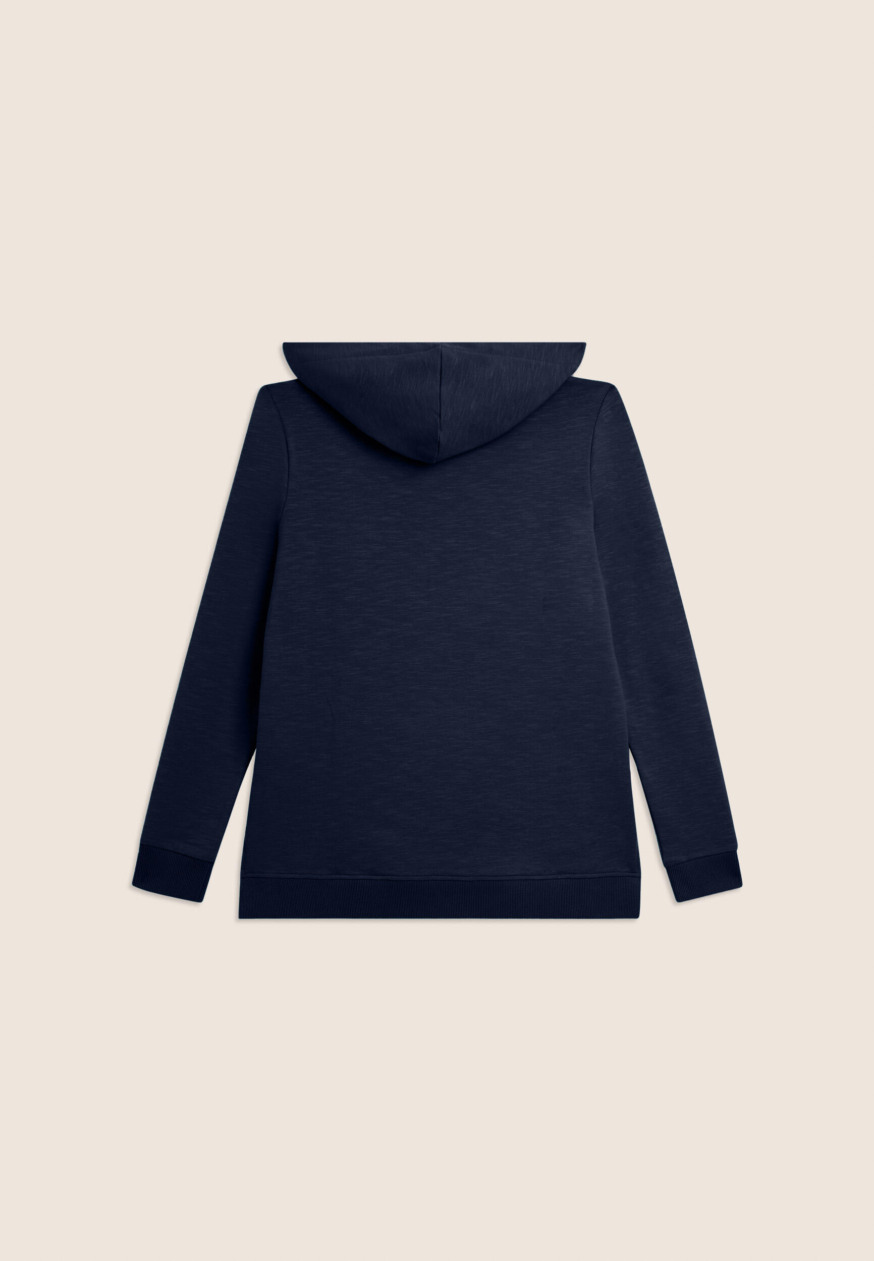 Sweat-shirt avec fermeture zippée et capuche en tissu flammé FREDDY avec fermetu 2/3