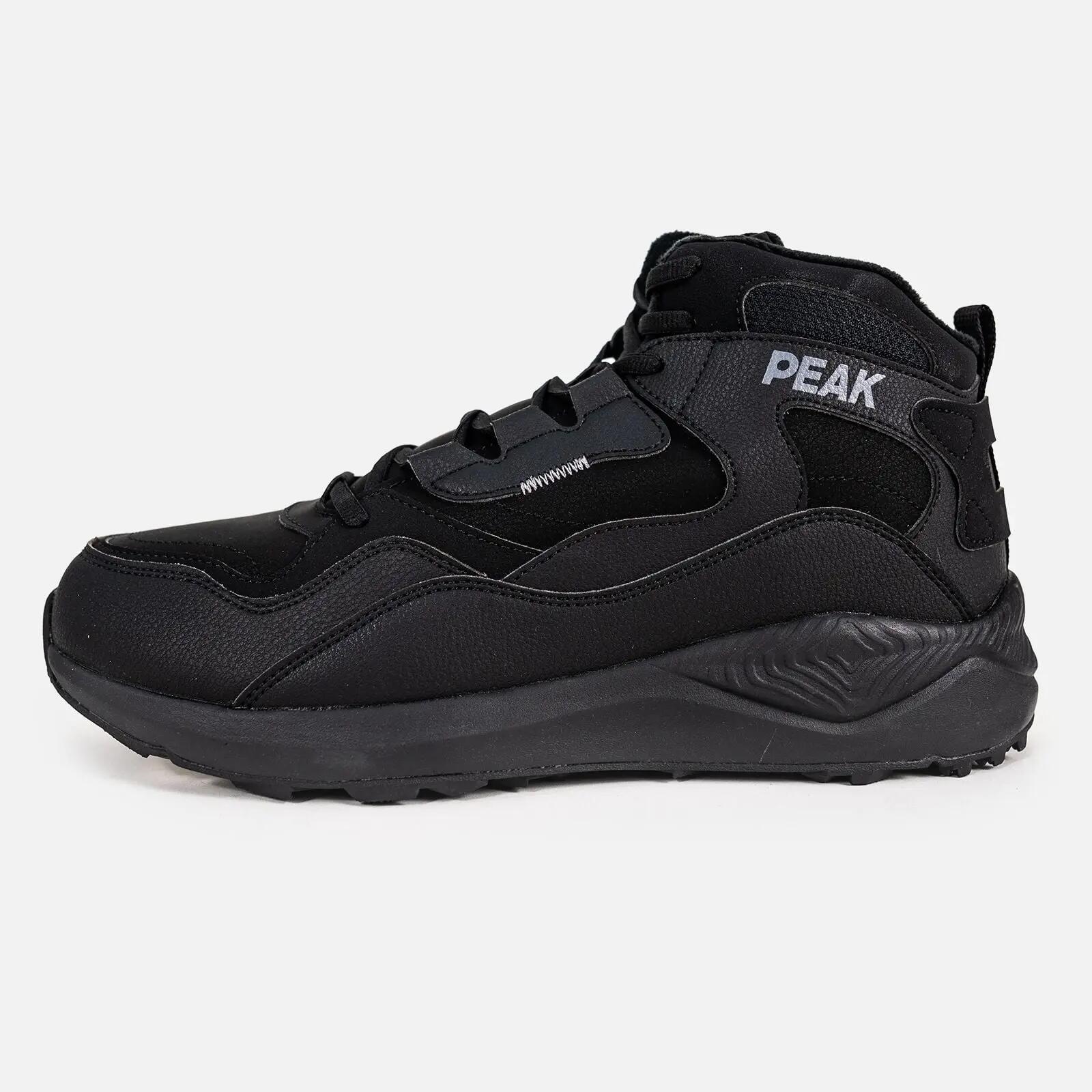 Pantofi sport iarna Casual High Cut Negri 3/4