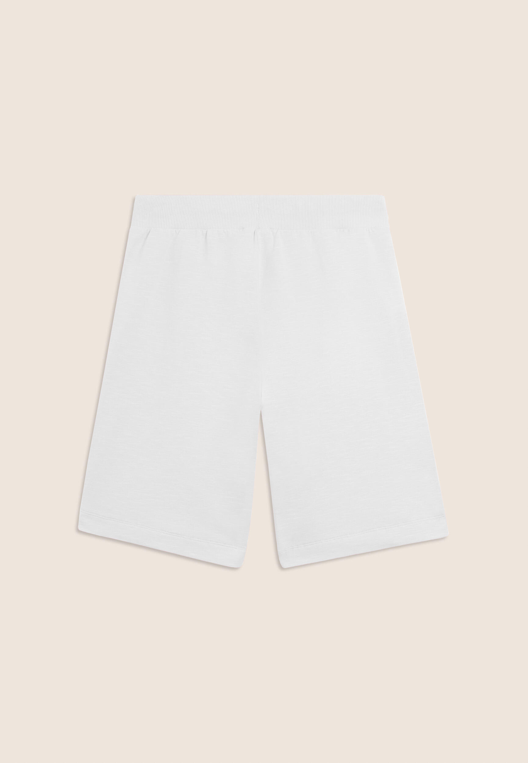 Pantalon court avec fentes latérales en tissu flammé 2/3