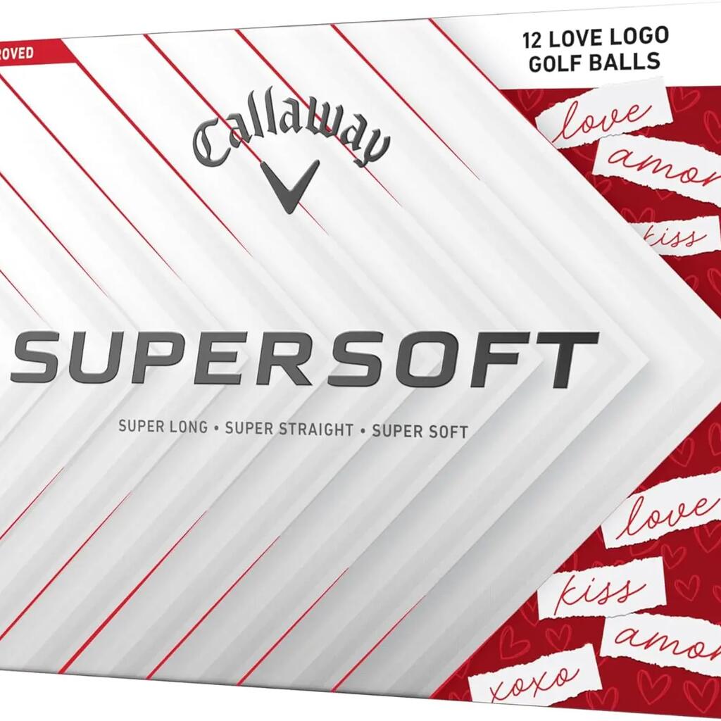Callaway Supersoft Spécial Saint-Valentin, balles de golf