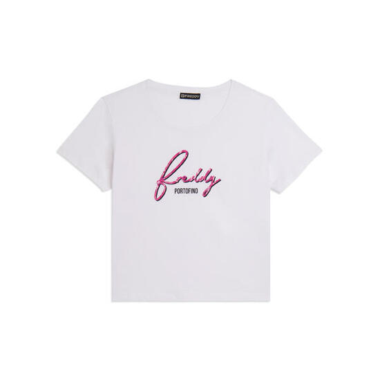 T-shirt con logo Freddy floreale