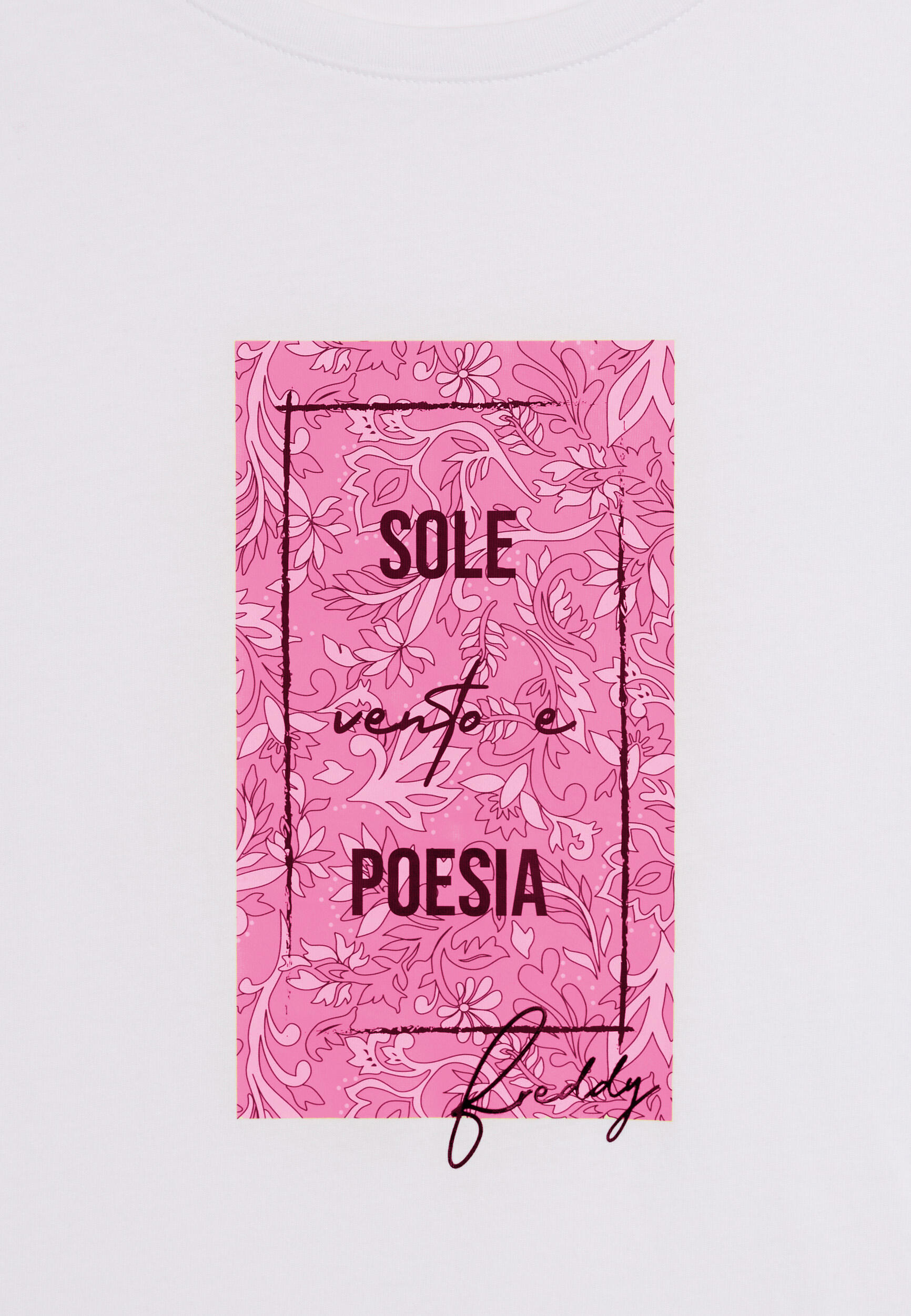 T-shirt con stampa colorata floreale 3/3