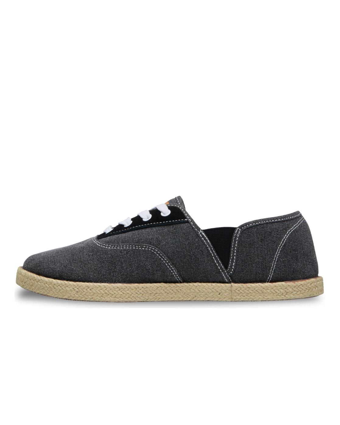 Baskets ESPADRILLED UP Noir Homme 3/4