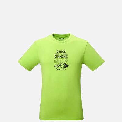 T-shirt voor heren compagnie des guides chamonix logo