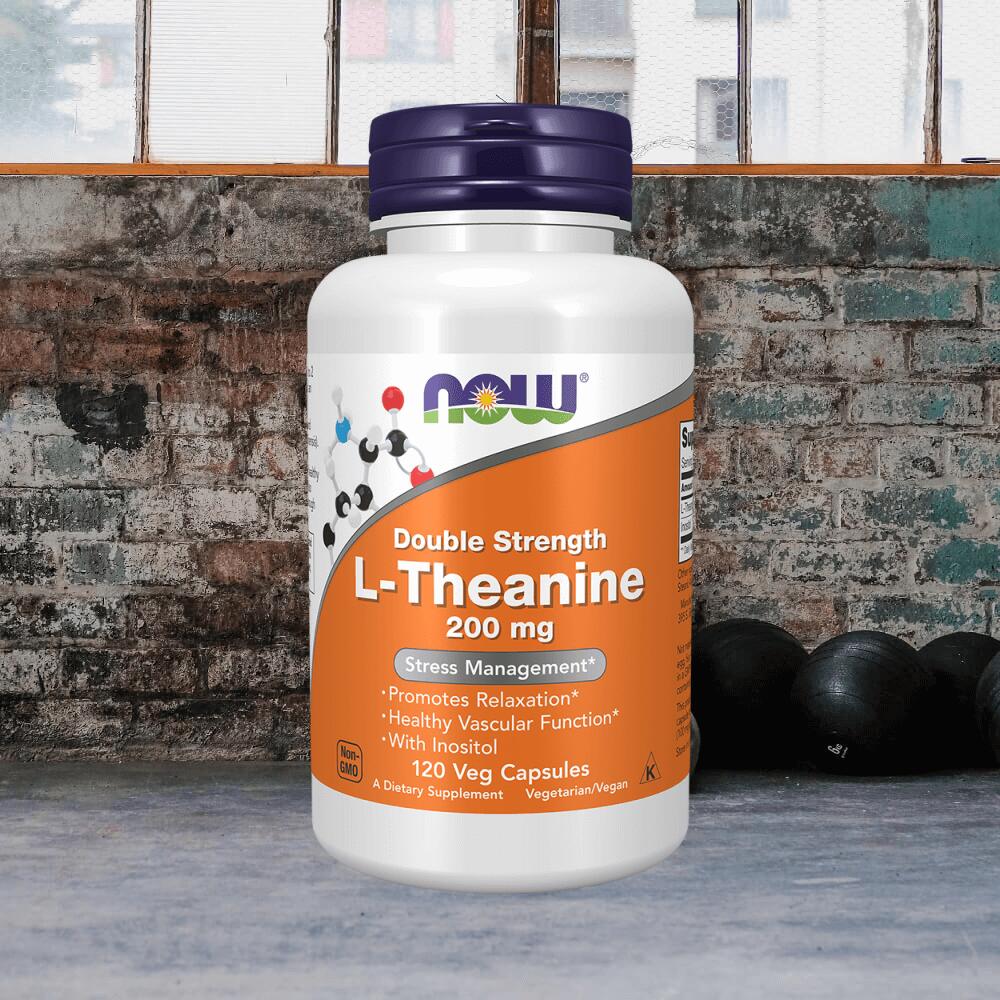 Now Foods L-Theanine 200mg (120 vcaps) Unflavoured - Aminokwasy 2/3