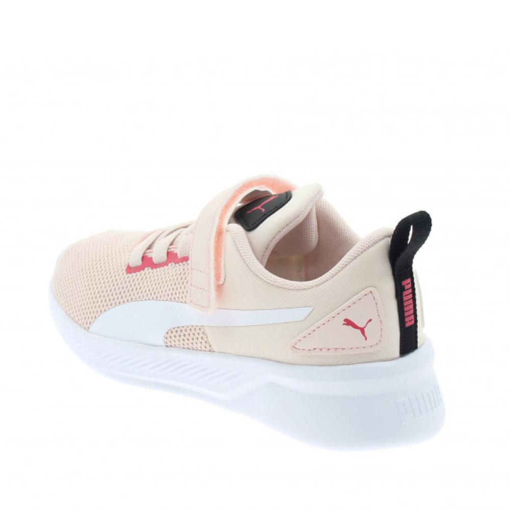 Sapatilhas de corrida para menina PUMA Flyer Runner V PS. 192929 27. Branco-rosa 3/4