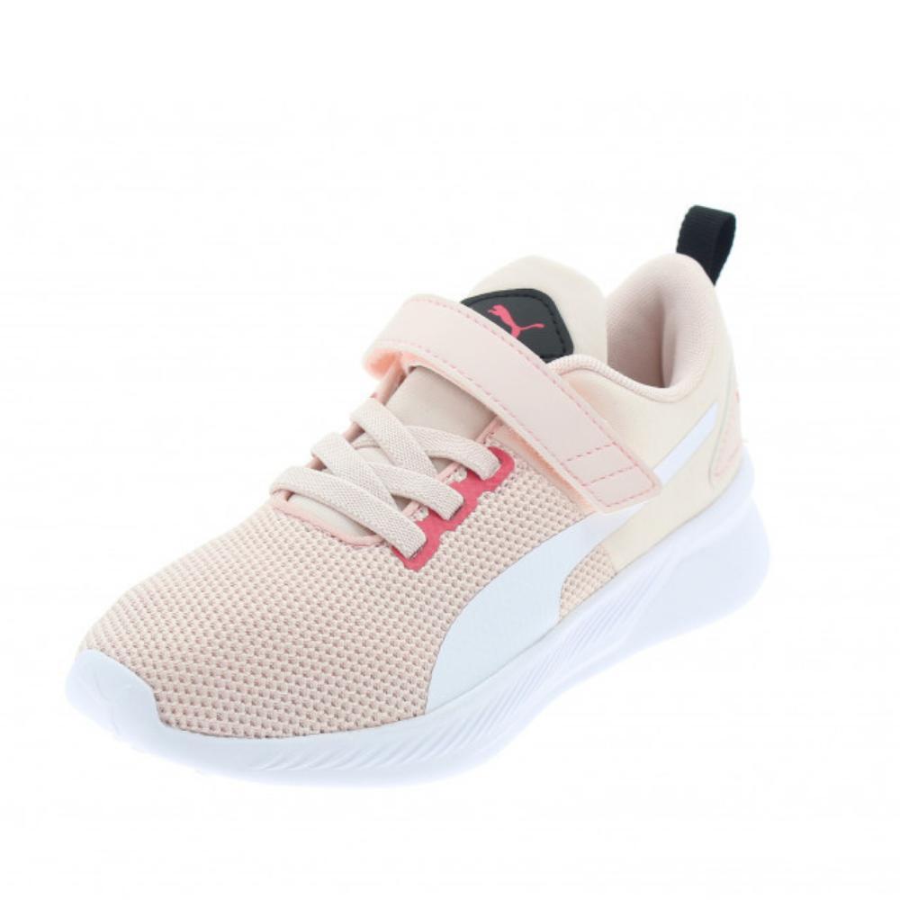 Sapatilhas de corrida para menina PUMA Flyer Runner V PS. 192929 27. Branco-rosa 2/4