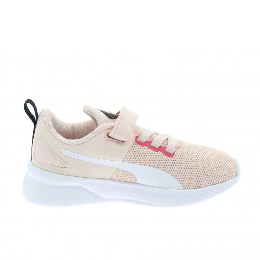 Sapatilhas de corrida para menina PUMA Flyer Runner V PS. 192929 27. Branco-rosa 4/4
