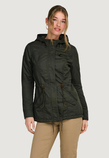 parka Onllorca Life Canvas Cc Otw FEMME gris fonce