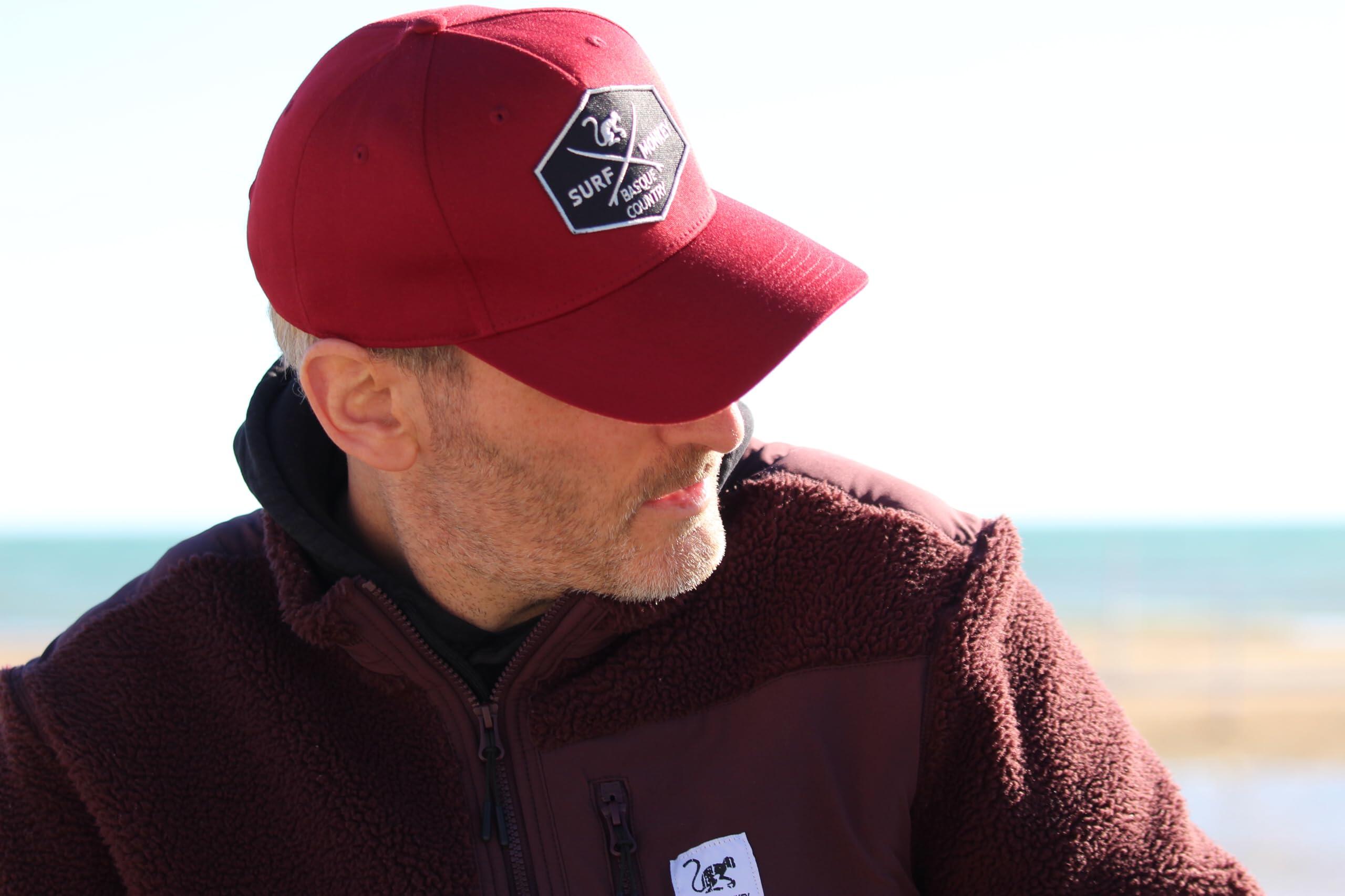 Gorra Trucker - 5 Paneles -Poliéster Reciclado /Adulto /Talla única(Rojo) 5/5