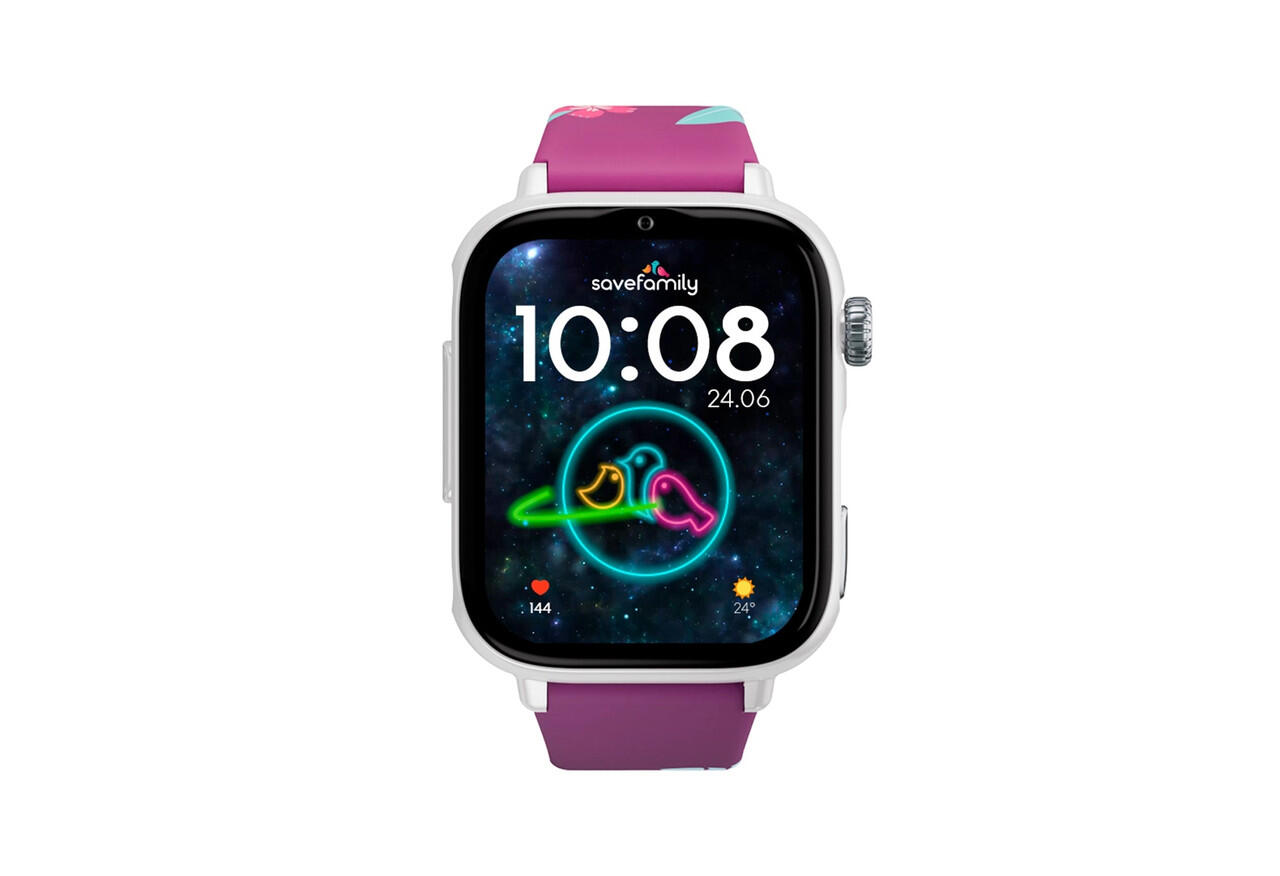 Boîtier blanc SaveWatch Plus 2, bracelet en silicone Maui 2/6