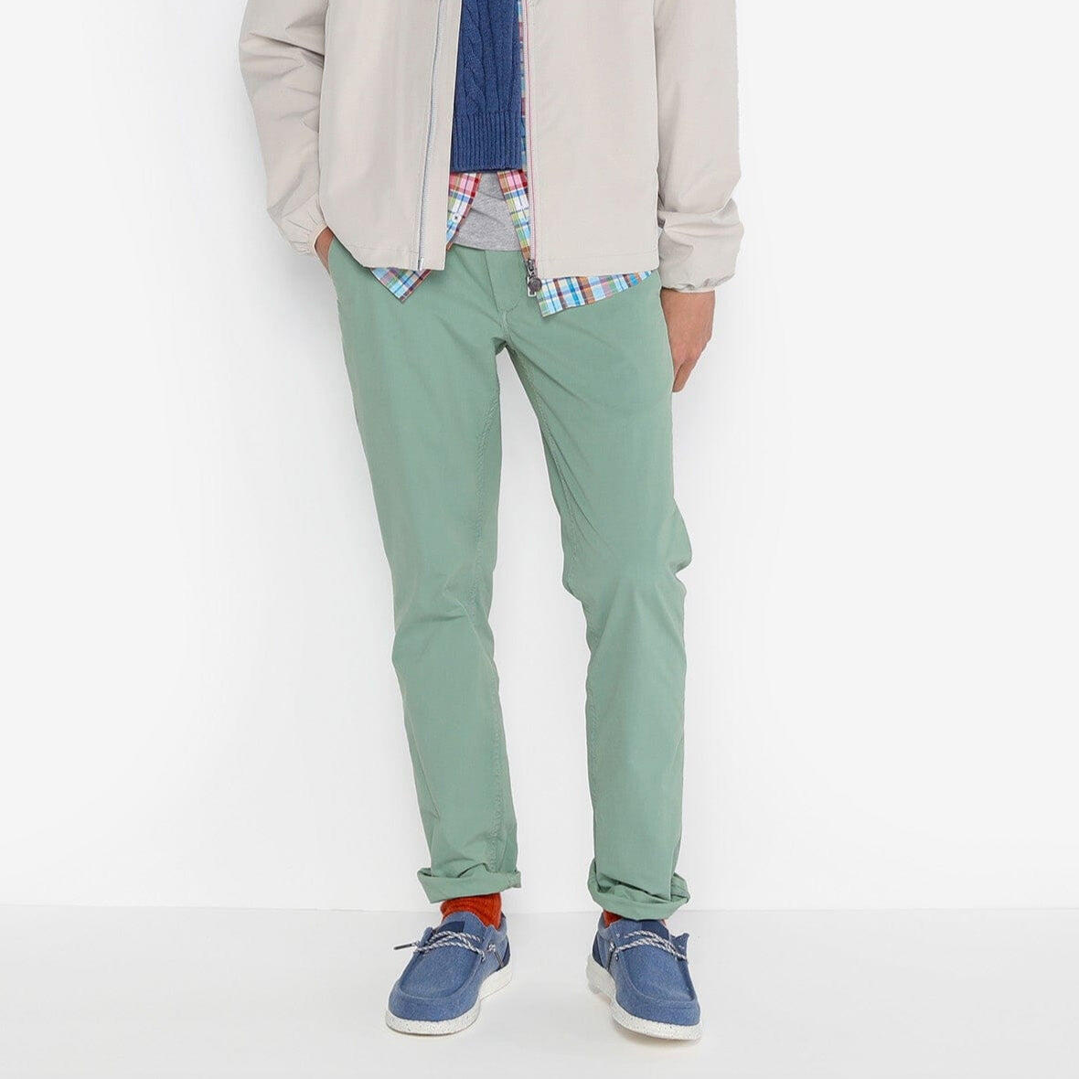 Pantalón chino743 con cintura elástica 2/3