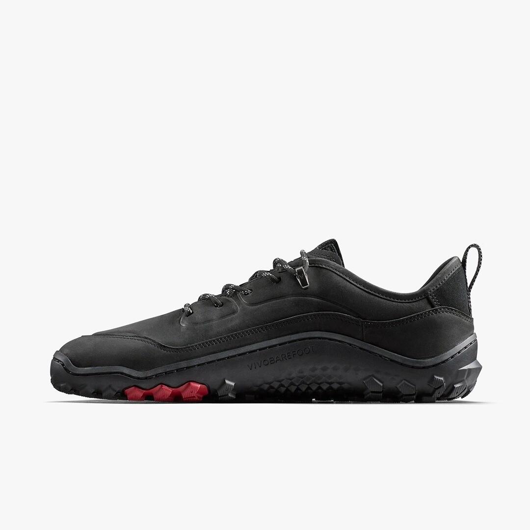 Buty damskie Vivobarefoot TRACKER LEATHER LOW WOMENS OBSIDIAN (209534-03) 3/4