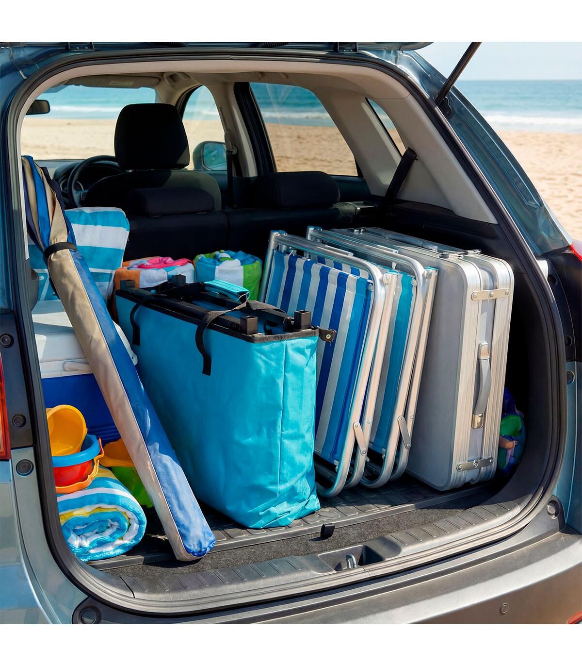 Chariot de camping double Kol Outdoor, 150 litres, charge maximale de 100 kg 3/7