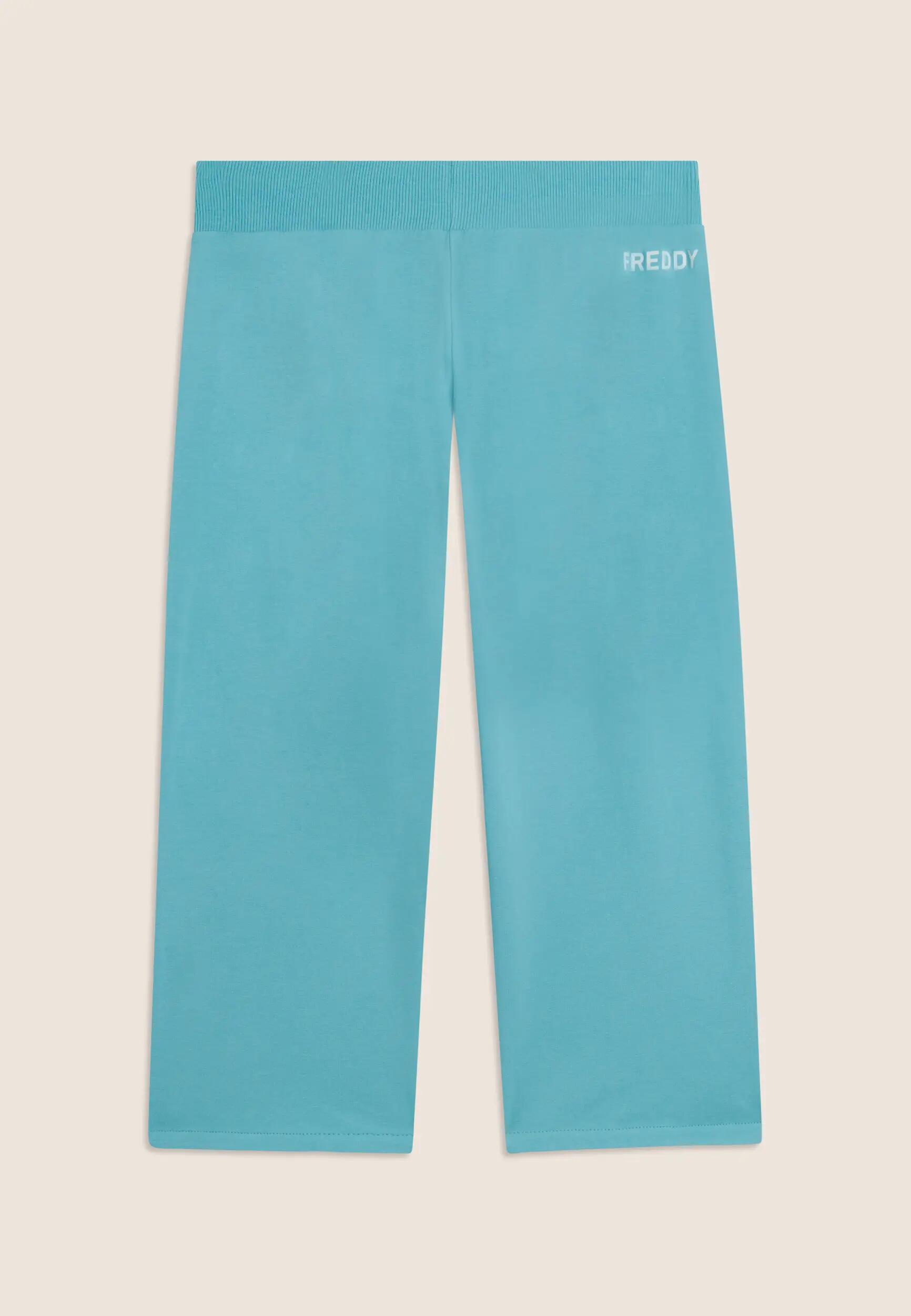 Pantalon style corsaire avec bas arrondi et logo FREDDY 5/6