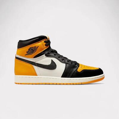 Schoenen - hoge schoen leer - air jordan 1 og - taxi/black