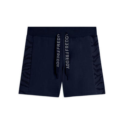Pantaloni Shorts con Motivo Grafico e Logo FREDDY