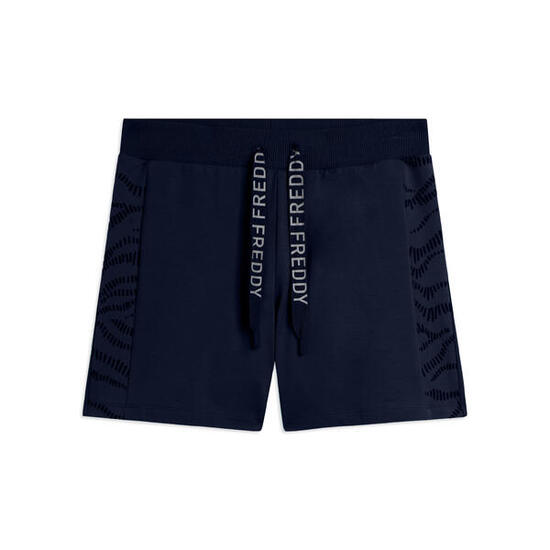 Pantaloni Shorts con Motivo Grafico e Logo FREDDY
