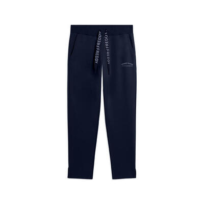 Pantaloni 7/8 con Spacchi Laterali sul fondo e Logo FREDDY