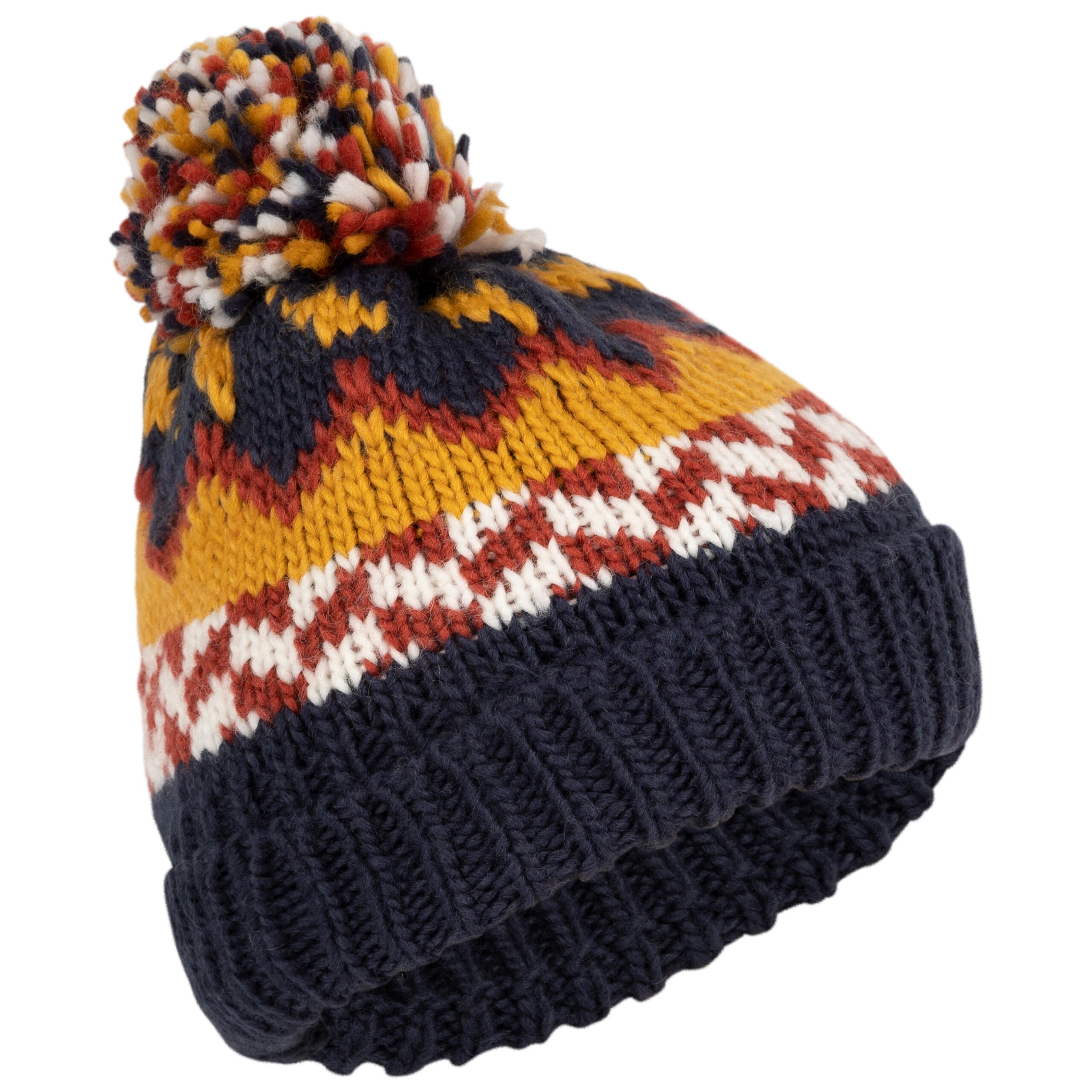 Unisex Kids Pom-Pom Fully Fleece Lined Beanie - Twiglet 3/4