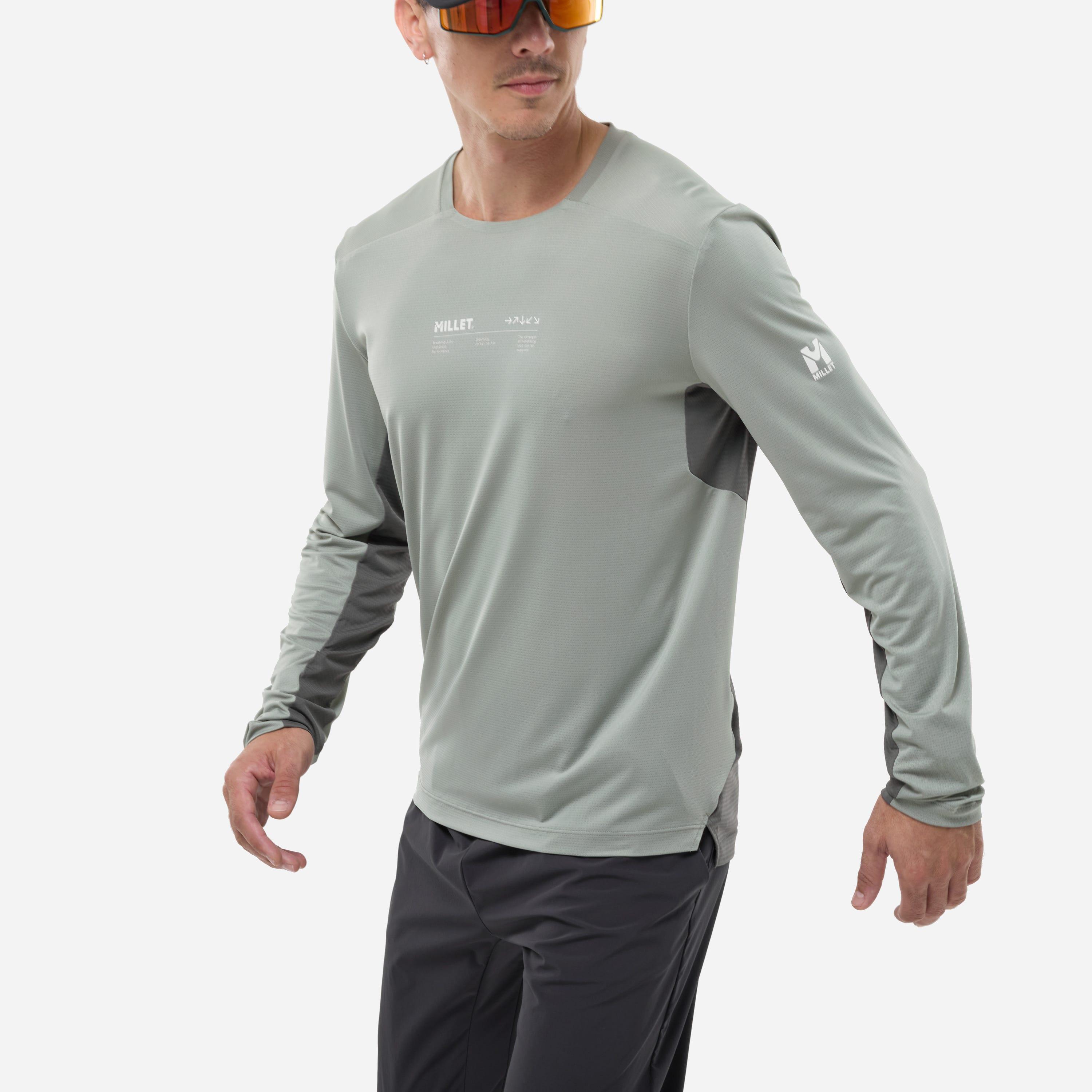 Camiseta Trail running Hombres  INTENSE 3/4