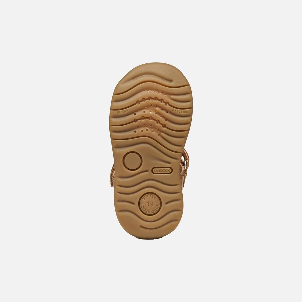 Sandales Bébé Garçon B SANDAL MACCHIA BOY Whisky/Bleu Marine 7/7