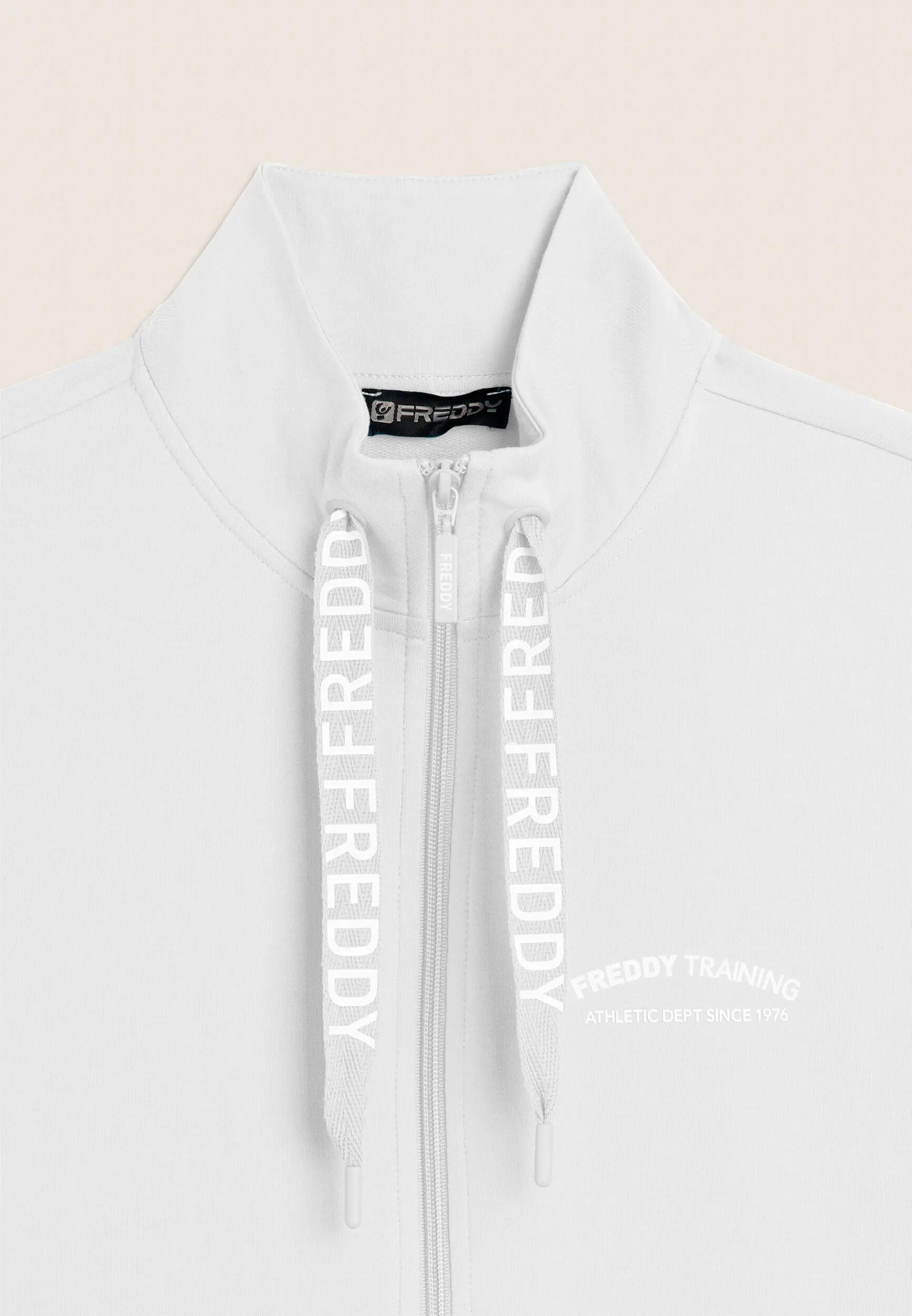 Sweat-shirt zippé et à col montant avec fond asymétrique 6/6