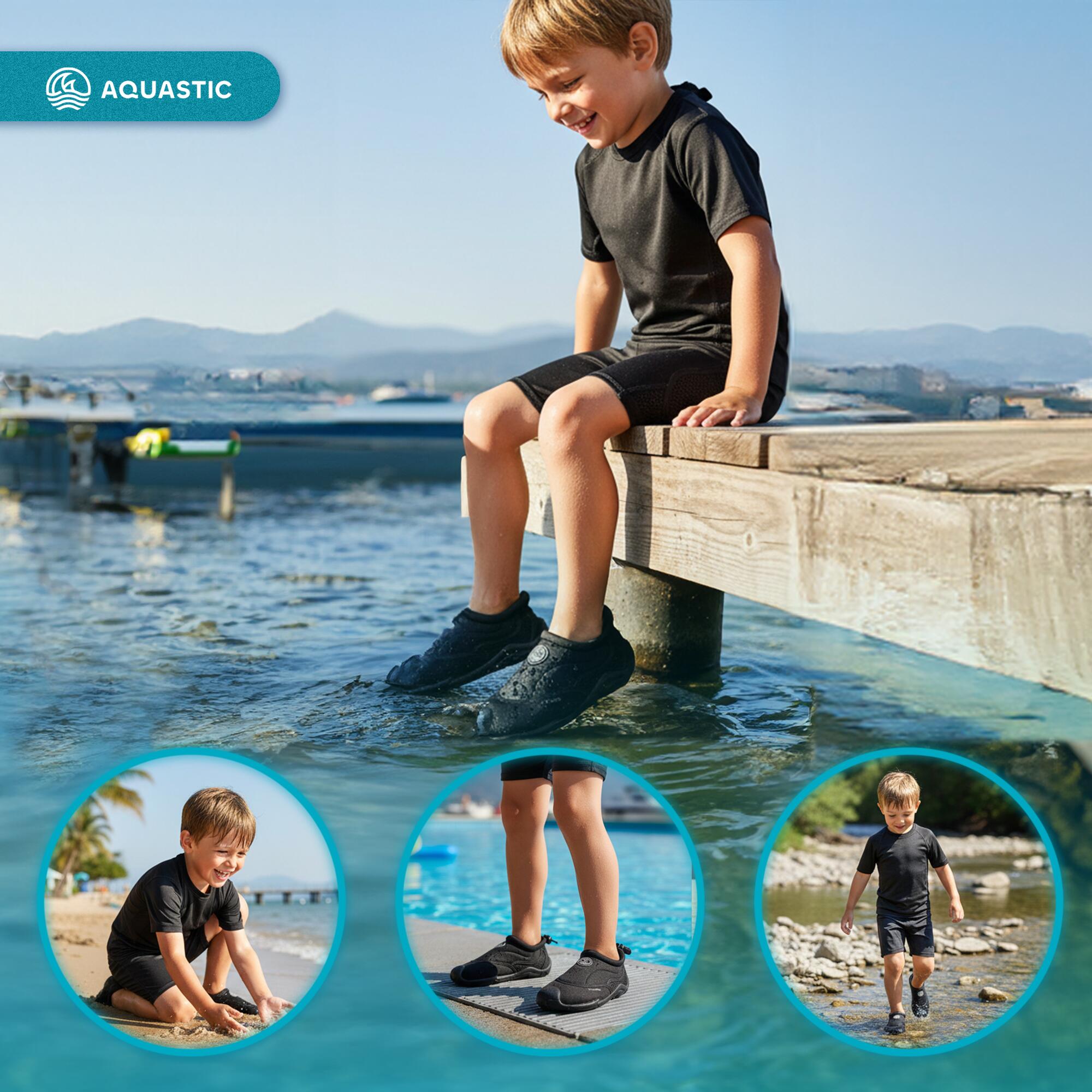 Calçados aquáticos infantis AQUASTIC Kea 4/7