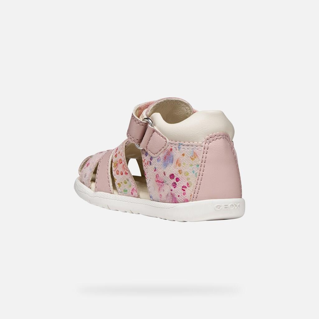Sandales Bébé Fille SANDAL MACCHIA BABY GIRL Rose Clair/Multicolore 5/7