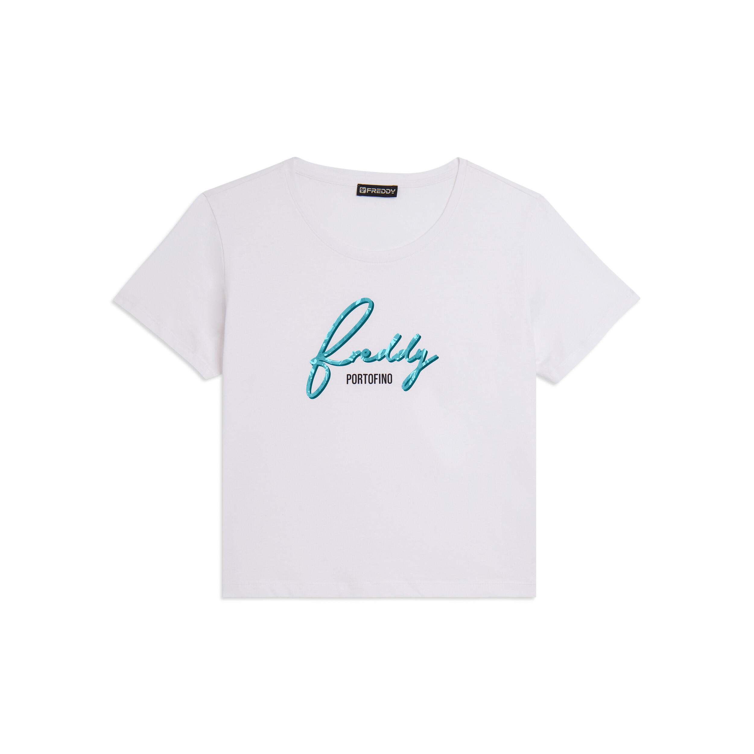 bianco / blu ciano