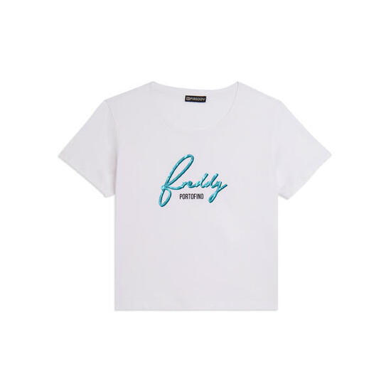 T-shirt con logo Freddy floreale