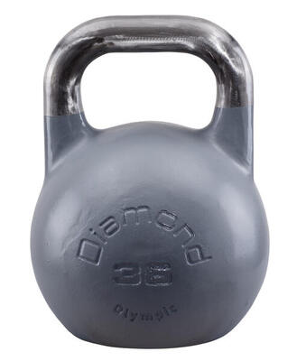 Kettlebell olimpica acciaio [Da competizione impugnatura Ø34mm] 8-36 kg peso pro