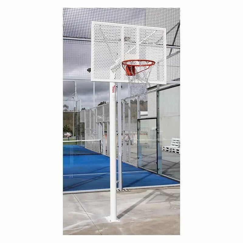 Lot de 2 paniers minibasket tube antivandalisme - comprend cerceau, filets et pl 2/2