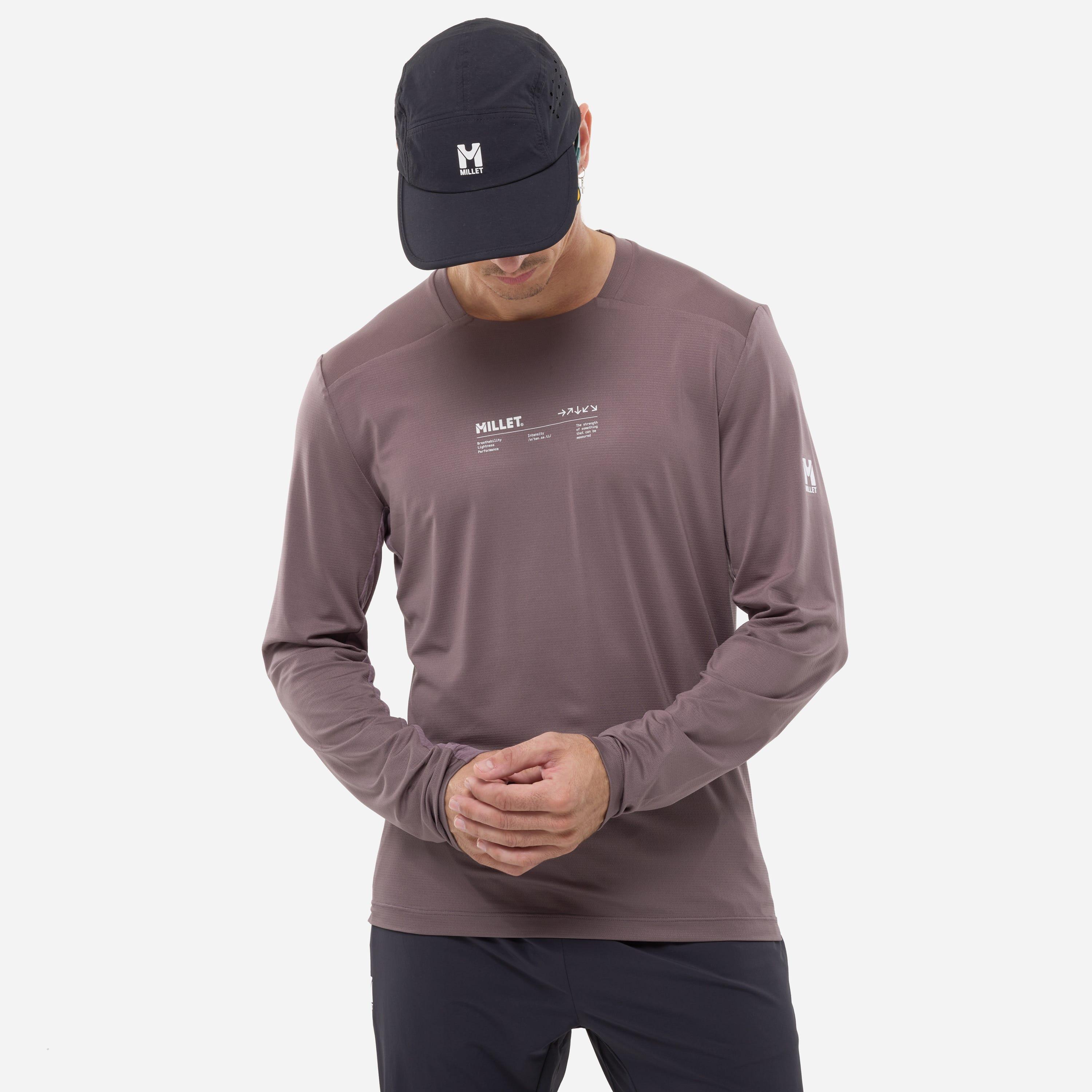 T-shirt Trail running Uomini  INTENSE 3/4