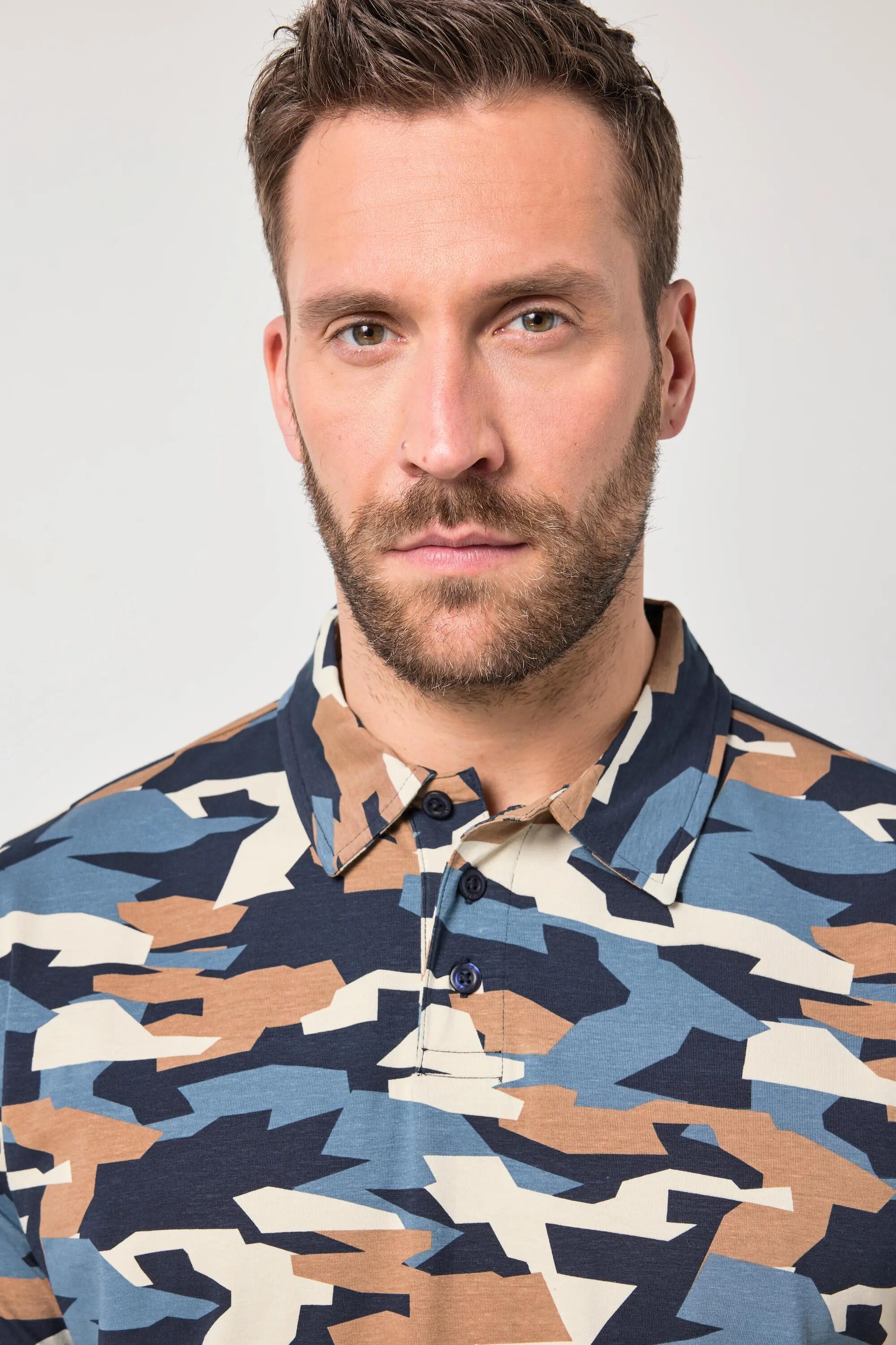 Hommes Polo motif camouflage manches courtes et technologie FLEXNAMIC® 5/7