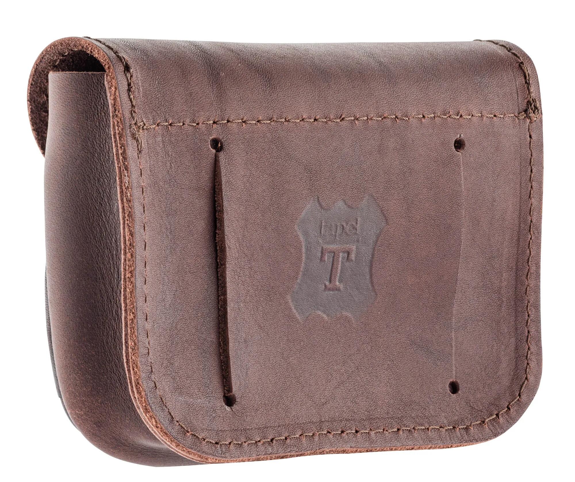 Pochette En Cuir Country Pour 10 Balles De Grande Chasse 2/4