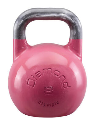 Kettlebell olimpica acciaio [Da competizione impugnatura Ø34mm] 8-36 kg peso pro