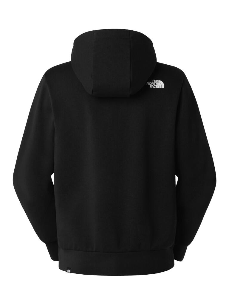 Felpa con cappuccio Uomo M SIMPLE DOME LIGHT REGULAR FULL ZIP HOO TNF Nero 3/5
