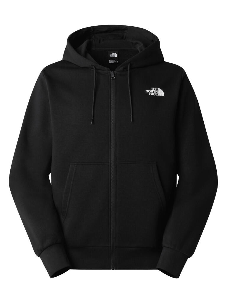 Felpa con cappuccio Uomo M SIMPLE DOME LIGHT REGULAR FULL ZIP HOO TNF Nero 2/5