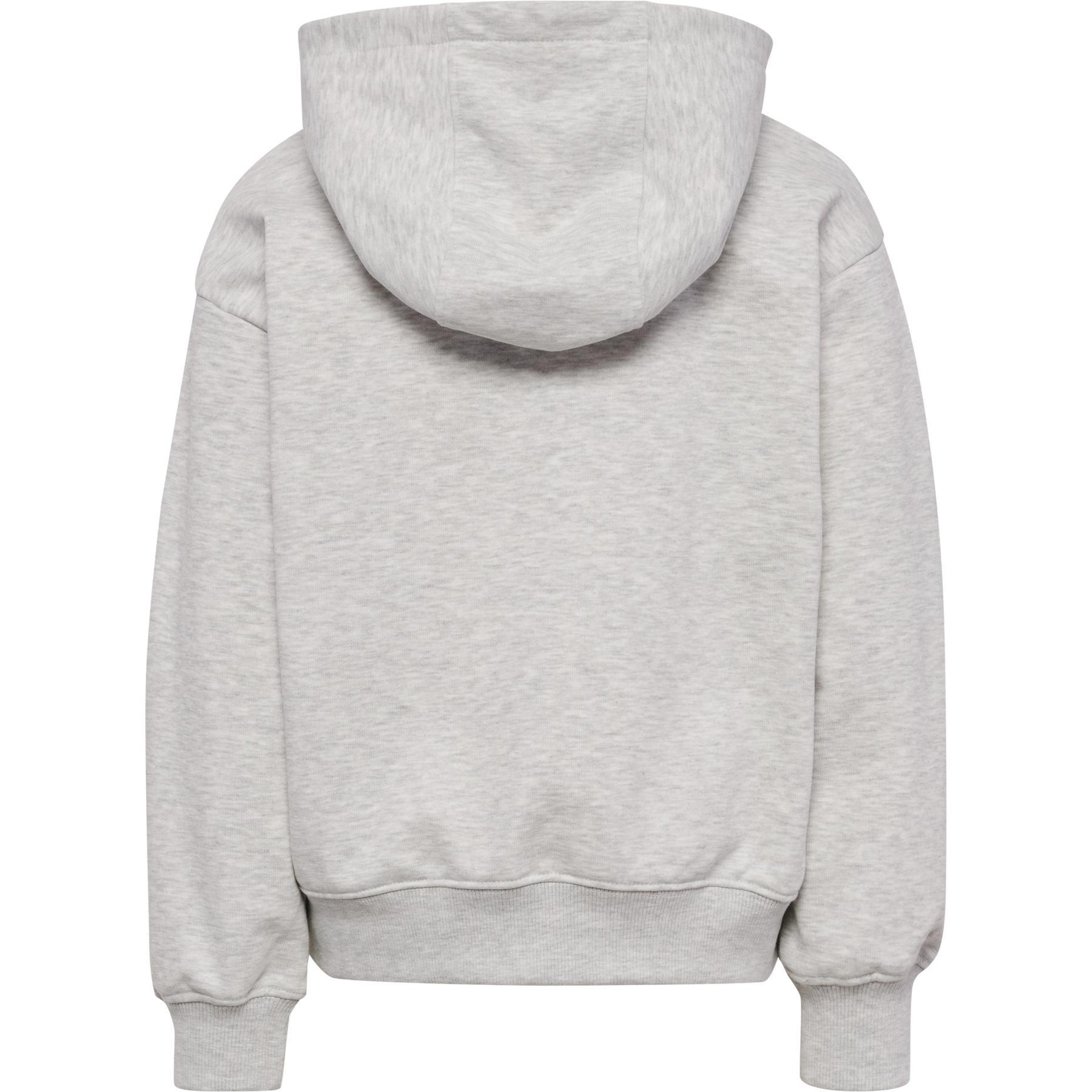 Felpa con cappuccio per bambini Hummel Boxy Logo 2/4
