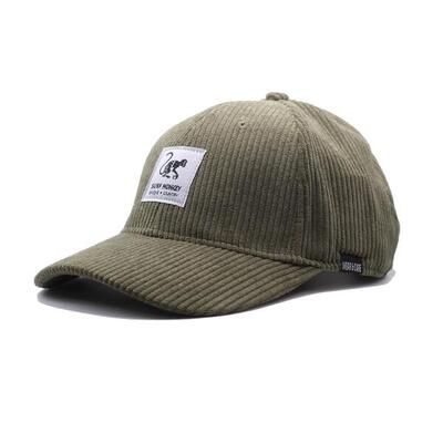 Cappello da baseball - Velluto - Riciclato - Senza struttura / Adulto (Beige)