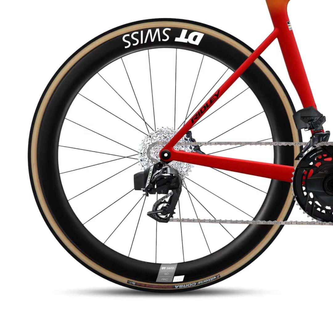 Second Life - Bici da strada in carbonio Ridley Falcon RS AXS 2x12 Red XS 6/6