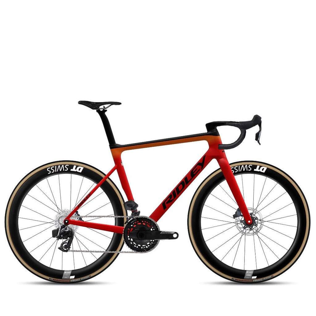 Second Life - Ridley Falcon RS AXS 2x12 Red L Carbon Road Bike