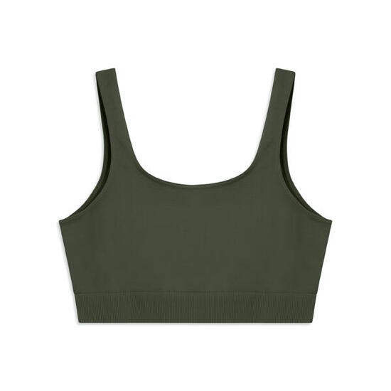 Top Sportivo Seamless con Fascia Sottoseno in costina